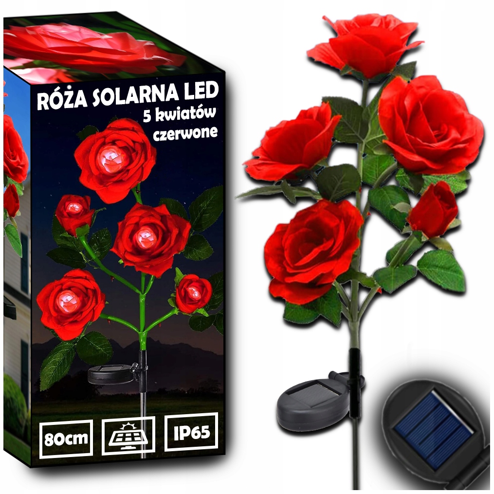 Solárna lampa, 80 cm, 1 ks.